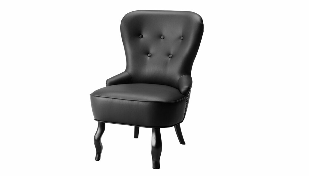 Fåtölj från Bea Åkerlunds kollektion för Ikea.