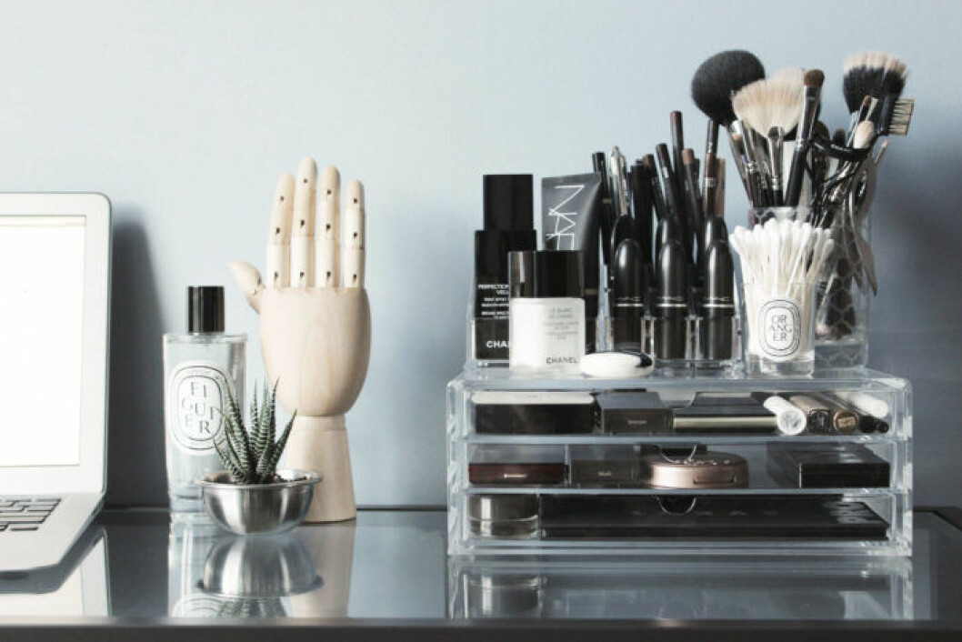 Foto: <a href="http://tamirajarrel.com/2014/09/muji-drawers-fall-rotation/" target="_blank" rel="noopener">Tamira Jarrel</a> Organisera småprylarna.