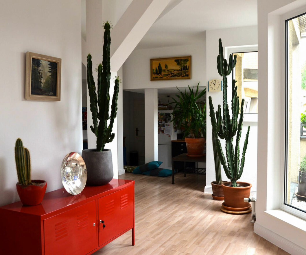 Foto: <a href="http://www.apartmenttherapy.com/mireille-and-simons-unified-and-unique-berlin-apartment-house-tour-192136?utm_source=mydomaine.com&utm_medium=social&utm_campaign=pubexchange_article#_" target="_blank" rel="noopener">Apartment therapy</a> Röda detaljer i hemmet.