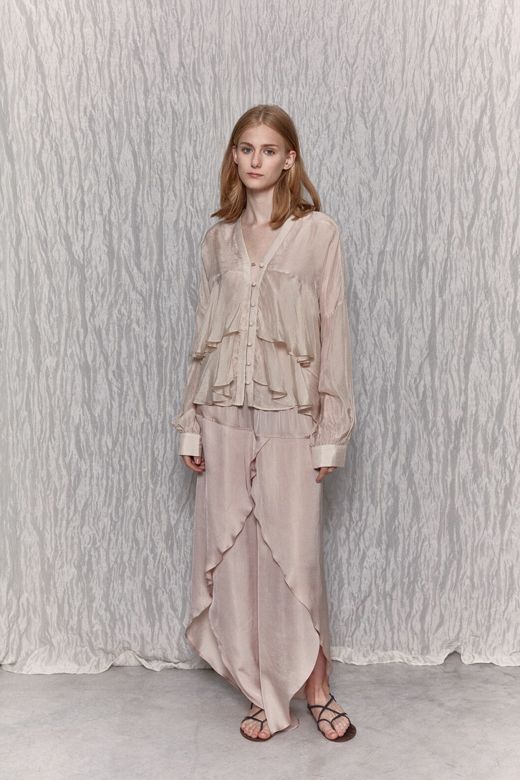 Diana Orving Frill blouse och Tulip trousers