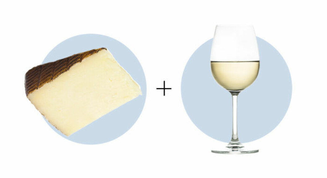 Ost och vinkombination Manchego och Sauvignon blanc