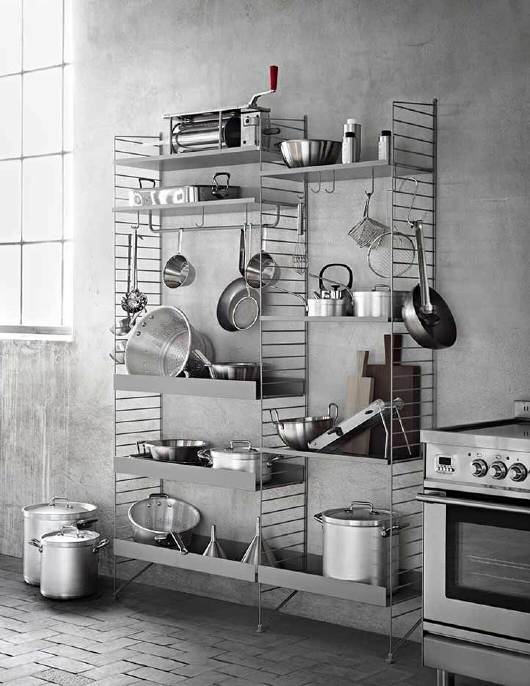 Foto: <a href="http://string.se/sv/" target="_blank" rel="noopener">String</a> Rostfria tillbehör i köket