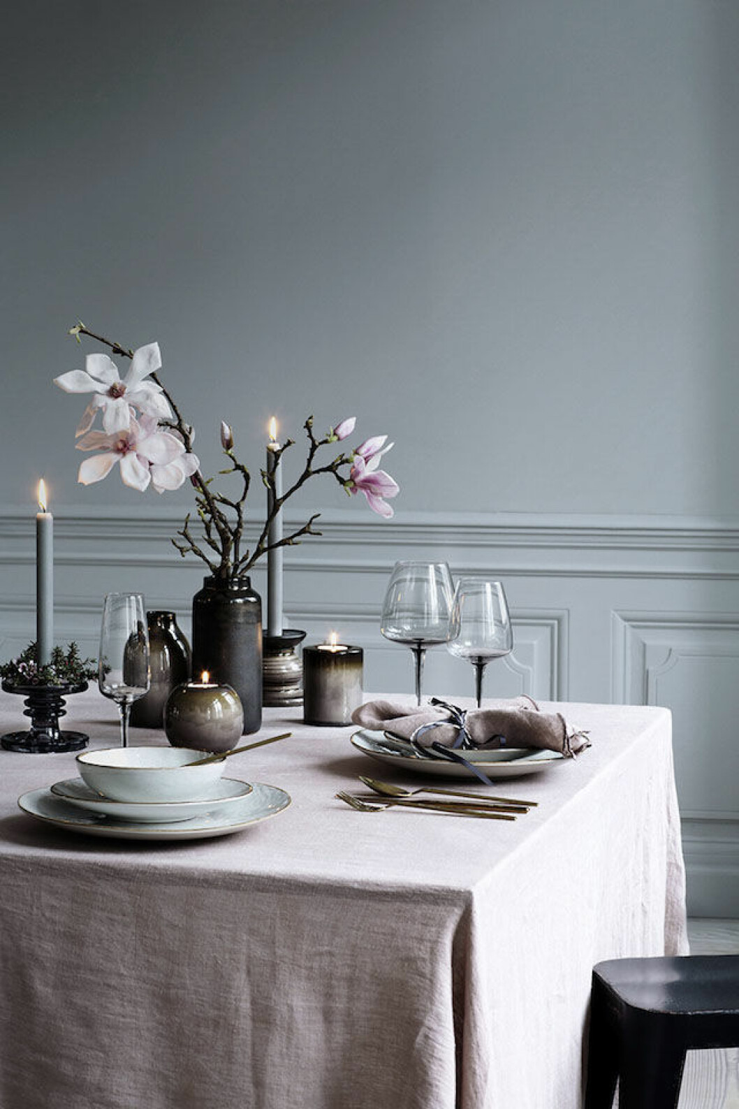 Foto: <a href="http://www.brostecopenhagen.com/" target="_blank" rel="noopener">Broste Copenhagen</a> Vacker rosa dukning