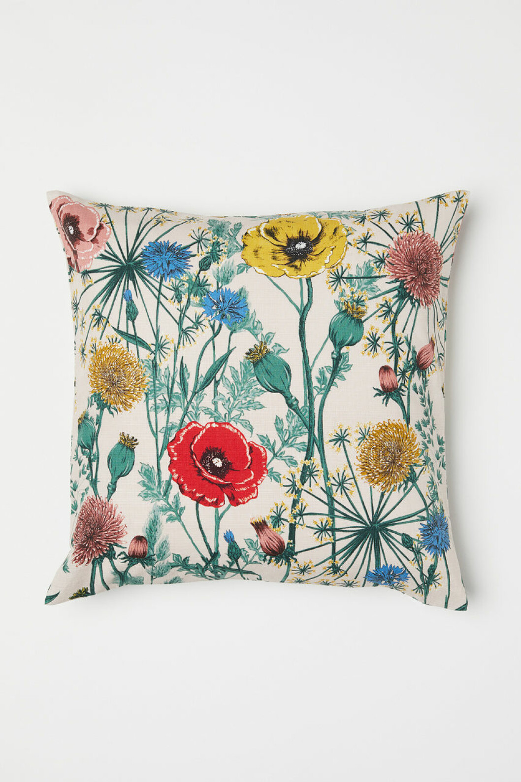Kuddfodral med ängsblommor, H&M Home 2019
