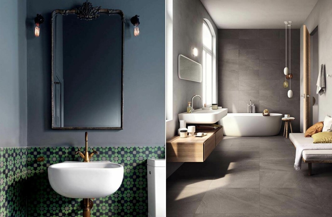 Foto via: <a href="http://luigirosselli.com/residential/the-pool-house" target="_blank" rel="noopener">Luigi Rosselli </a>/ <a href="http://www.archiproducts.com/en/news/the-texture-of-sedimented-stone-for-limestone_53946/" target="_blank" rel="noopener">Archiproducts</a> Fina badkarl