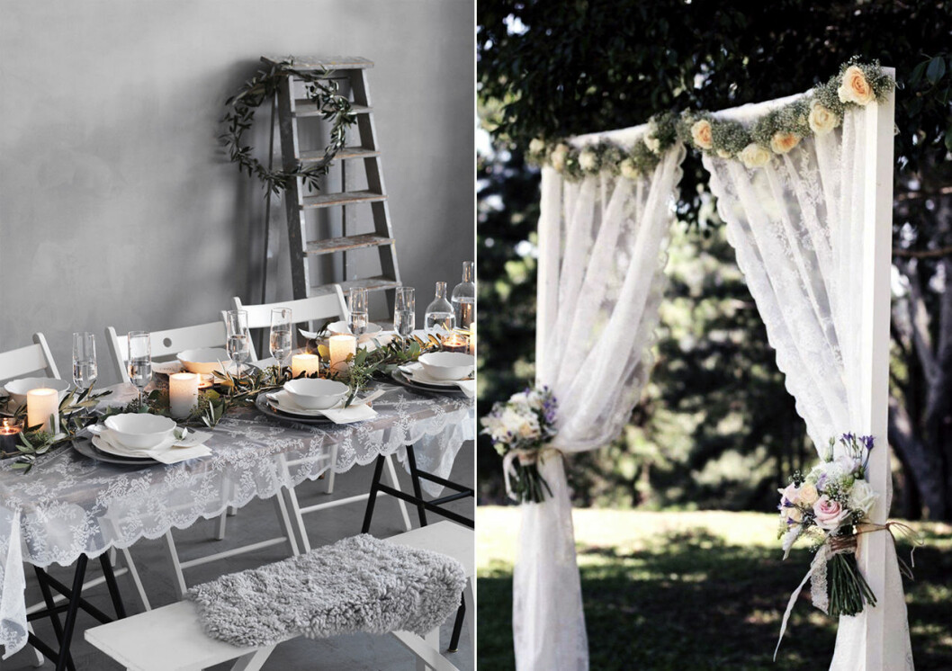 Foto: Ragnar Ómarsson Styling Pelle Hedeby för <a href="http://livethemma.ikea.se/search/alvine" target="_blank" rel="noopener">Ikea Livet hemma</a> / <a href="http://www.stylemepretty.com/vault/image/1027154" target="_blank" rel="noopener">Style me pretty</a> Utomhusbröllop