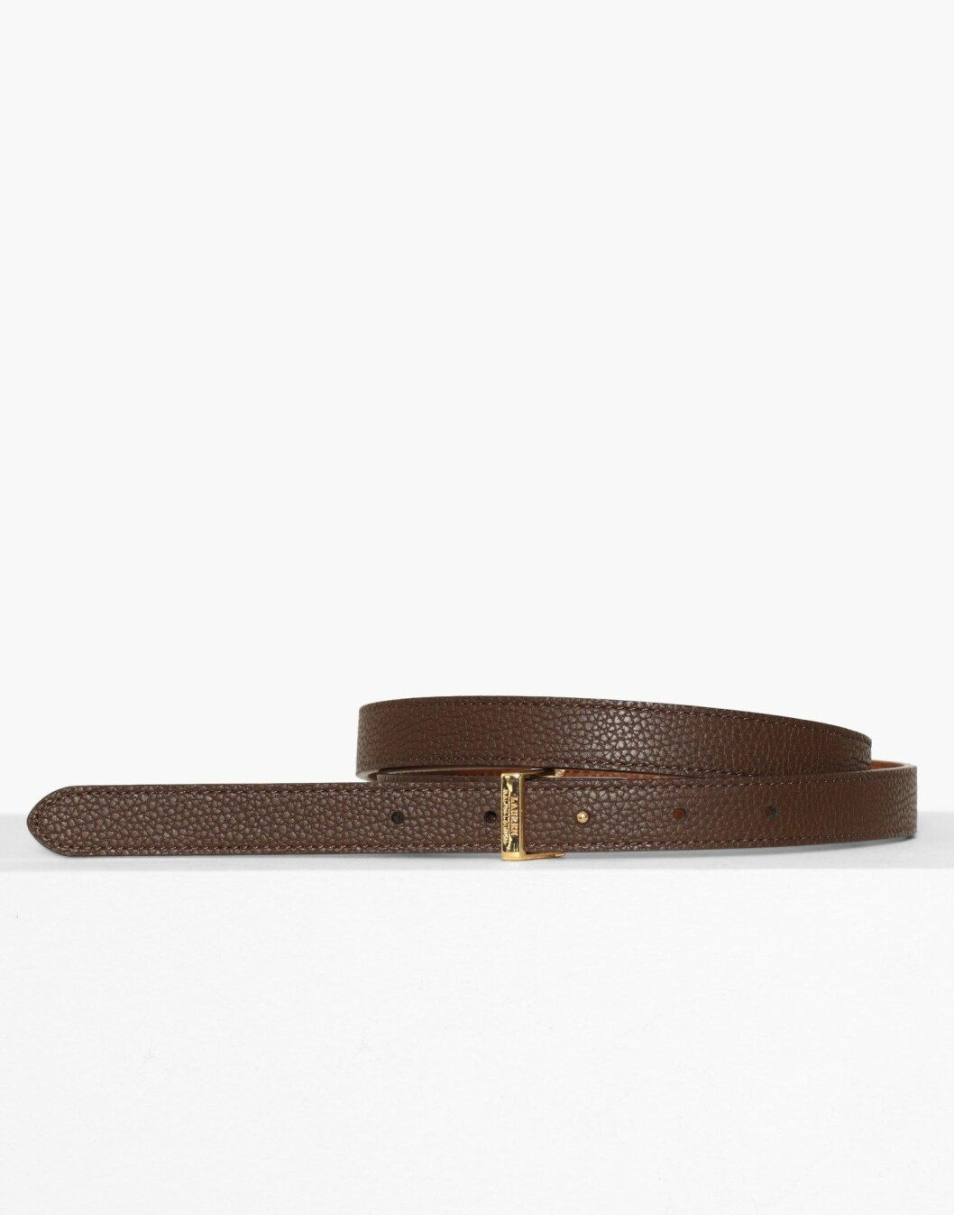 Mörkbrunt skärp från Ralph Lauren.