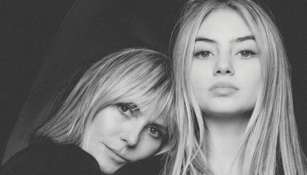 Heidi och Leni Klum på tyska Vogues omslag - dotterns första omslag!