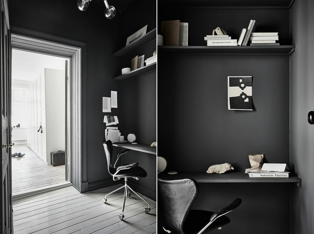Foto: <a href="http://www.andersbergstedt.com/" target="_blank" rel="noopener">Anders Bergstedt</a> Styling: <a href="http://sarahwidman.se/" target="_blank" rel="noopener">Team Sarah Widman</a> för <a href="http://www.alvhem.com/" target="_blank" rel="noopener">Alvhem</a> Mörgrå väggfärg
