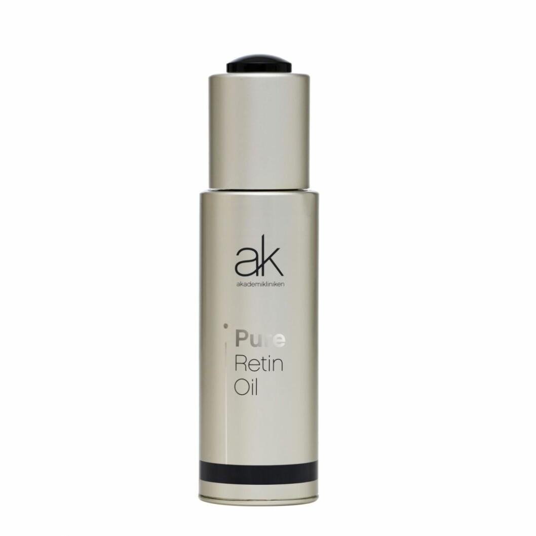 En bästsäljare från Akademikliniken är deras Pure retin oil som är en ansiktsolja laddad med retinol.