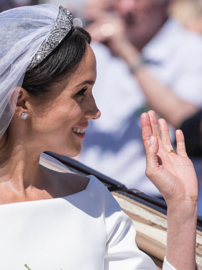 Meghan Markle bar nagellacket Ballet slippers från Essie på sitt bröllop
