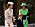 Diana i helgrön outfit på väg till ett bröllop.