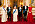 Brittiska kungafamiljen samlad för en galamiddag på Buckingham Palace.