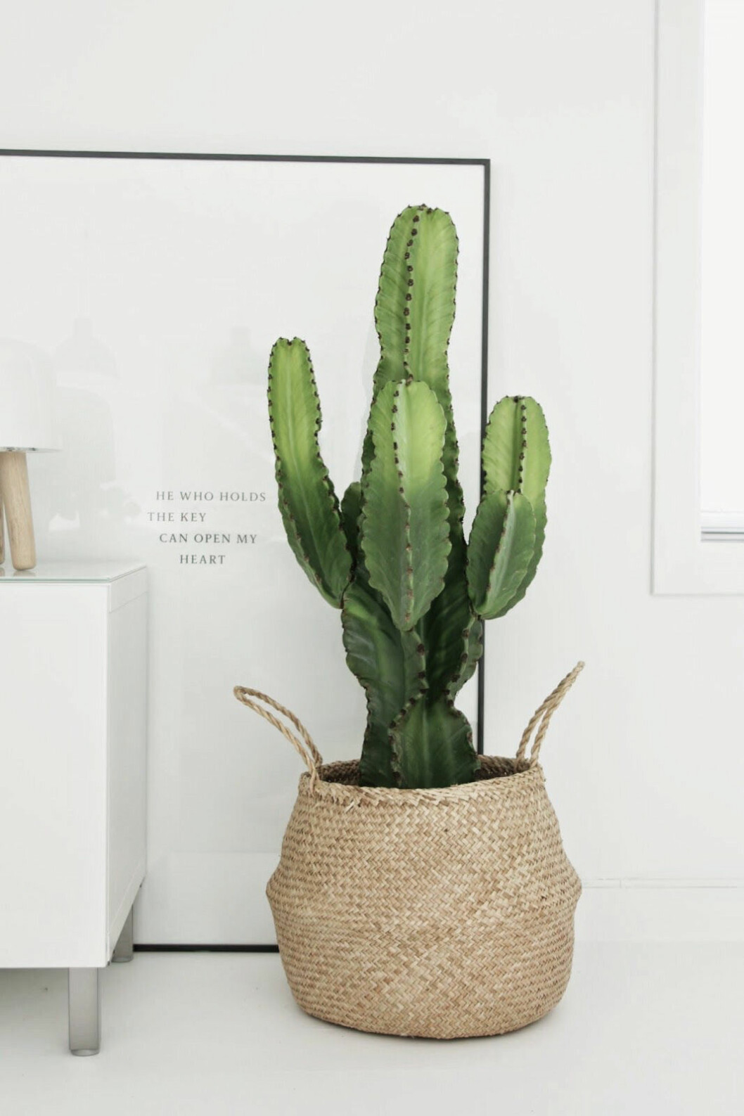 Via: <a href="http://alwaysinwhite.com/deco-cestos-de-mimbre/" target="_blank" rel="noopener">Always White</a> Kaktus i korg