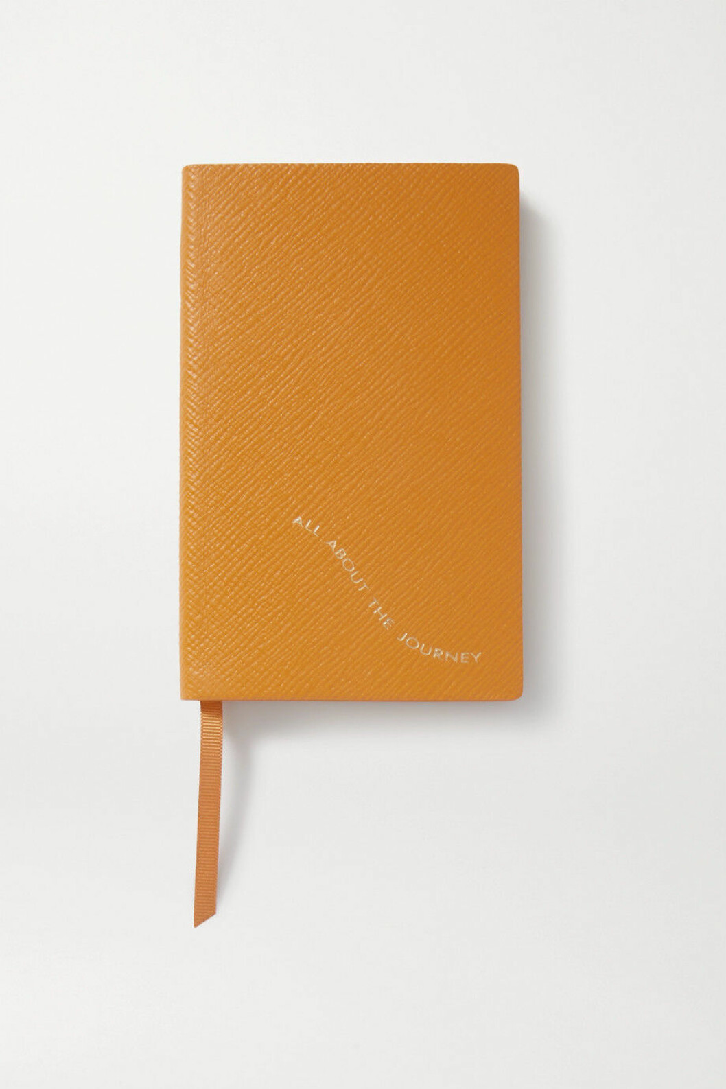 Anteckningsbok från Smythson i tropisk orange.