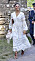 Kronprinsessan Victoria vid födelsedagsfirandet på Solliden i klänning från By Malina