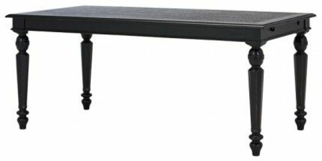 Matbord York, svartlackerad massiv/fanerad ask, inklusive två tilläggsskivor, 180x95x78 cm, 5 995 kr, Mio. Matbord York, svartlackerad massiv/fanerad ask, inklusive två tilläggsskivor, 180x95x78 cm, 5 995 kr, Mio.