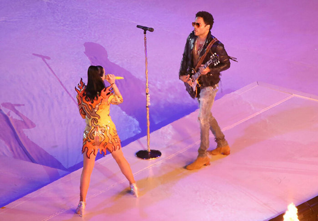 Halbzeitshow mit Katy Perry und Lenny Kravitz - Super Bowl XLIX, Seattle Seahawks vs. New England Pa