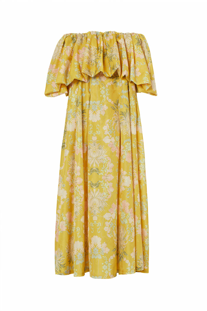 klänning off the shoulder H&M Conscious exclusive
