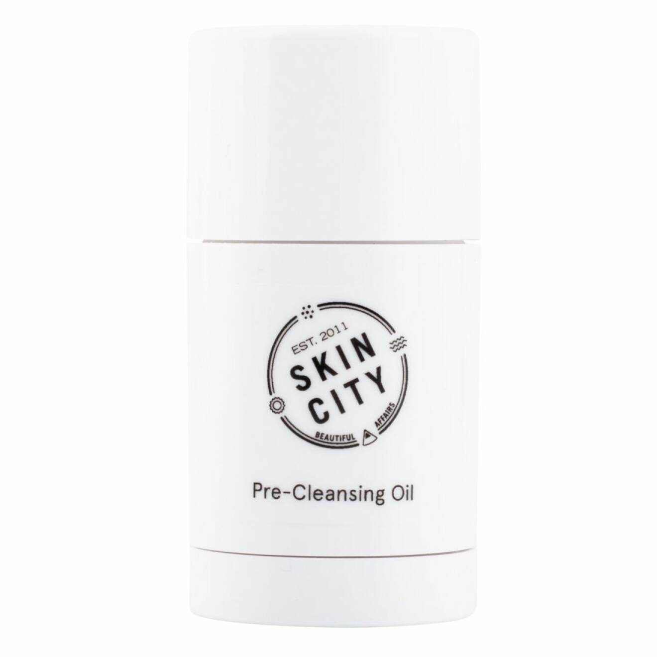 Pre-cleansing oil från Skincity är en micellär rengöring i stiftformat som smälter till olja i kontakt med hud.