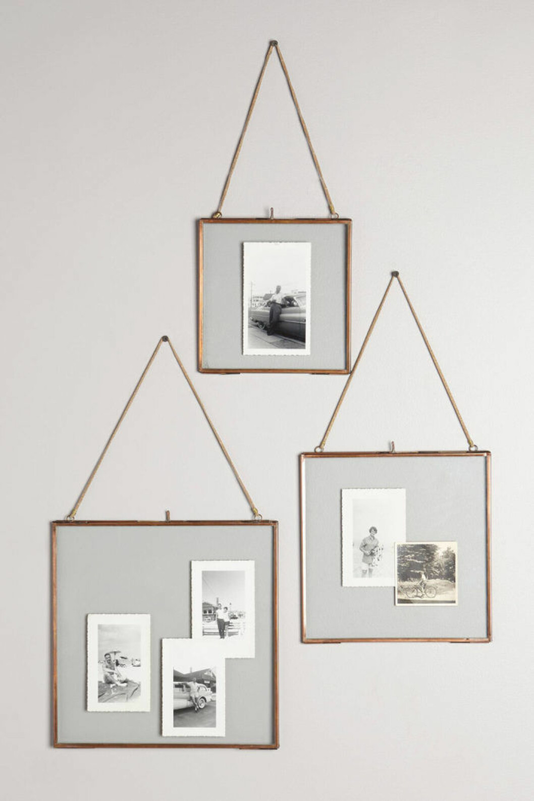 Foto: Anthropologie Glasramar utan bakgrund agerar vacker inramning för fotografier.