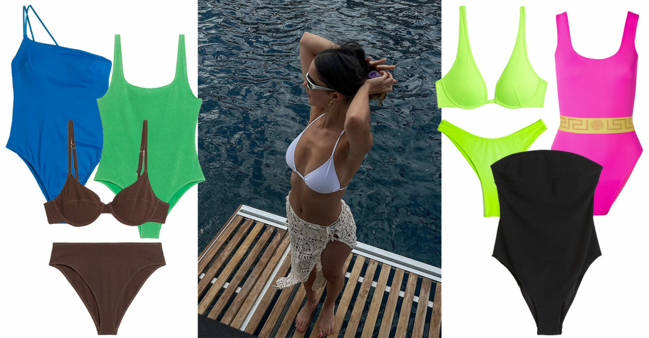Badmode 2022 - snygga bikinis och baddräkter