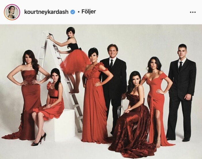 Familjen Kardashians julkort 2008
