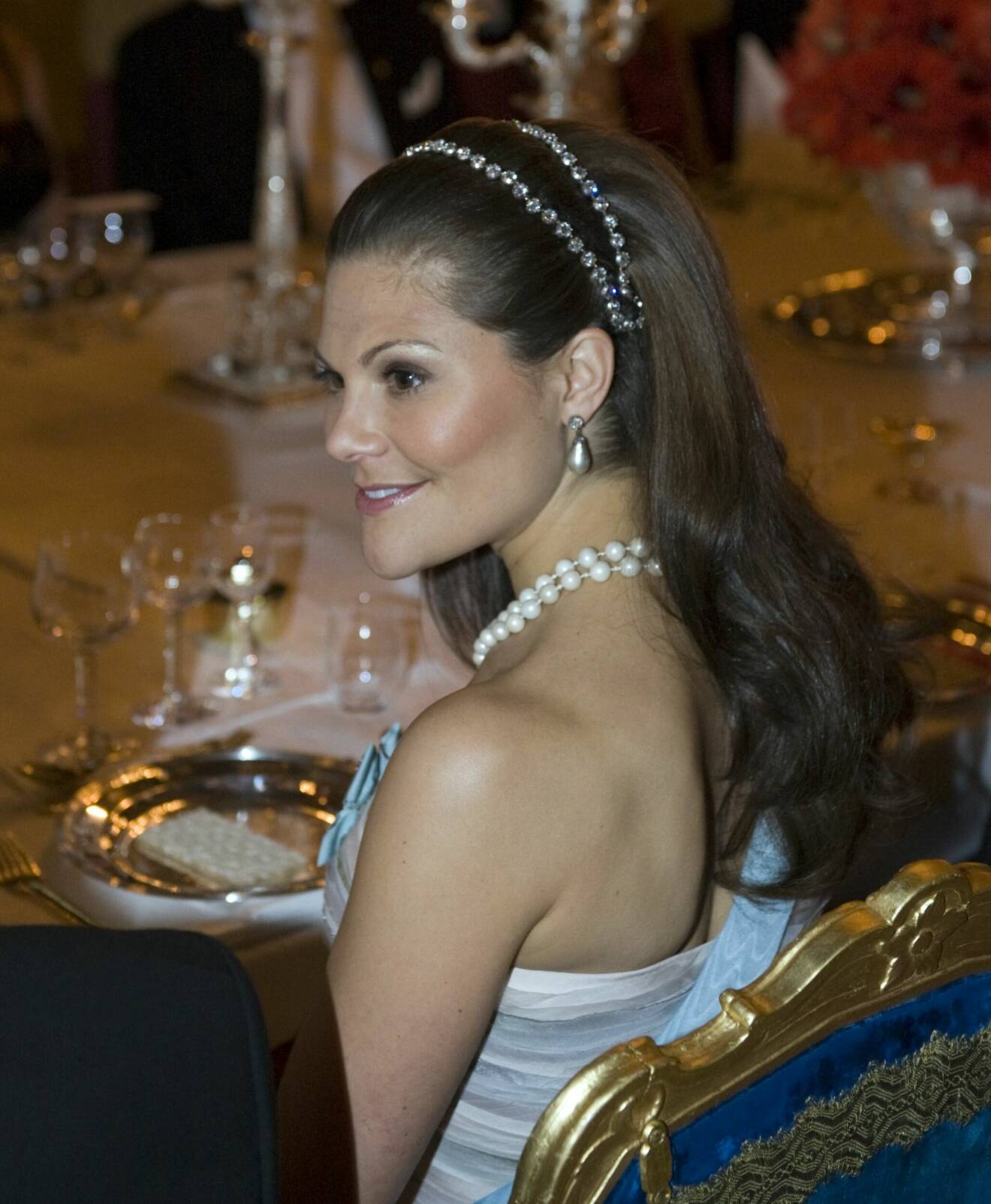 Kronprinsessan Victoria vid Nobel 2008.
