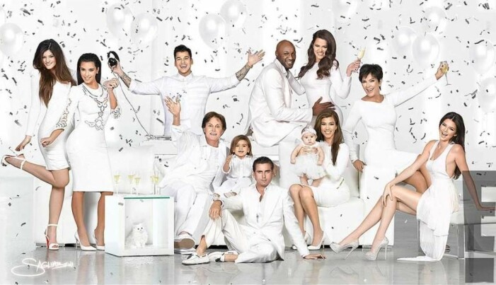 Familjen Kardashians julkort 2012