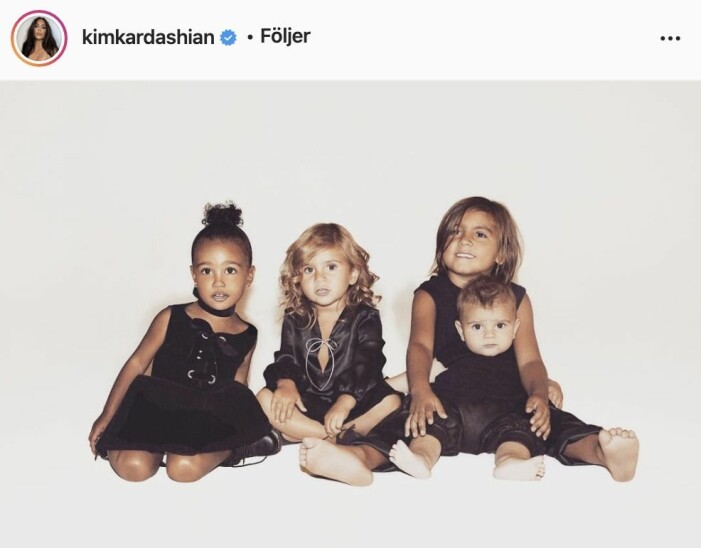 Familjen Kardashians julkort 2015