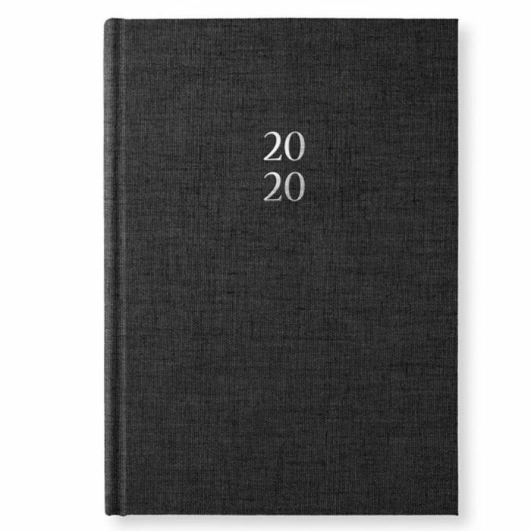 Svart kalender för 2020