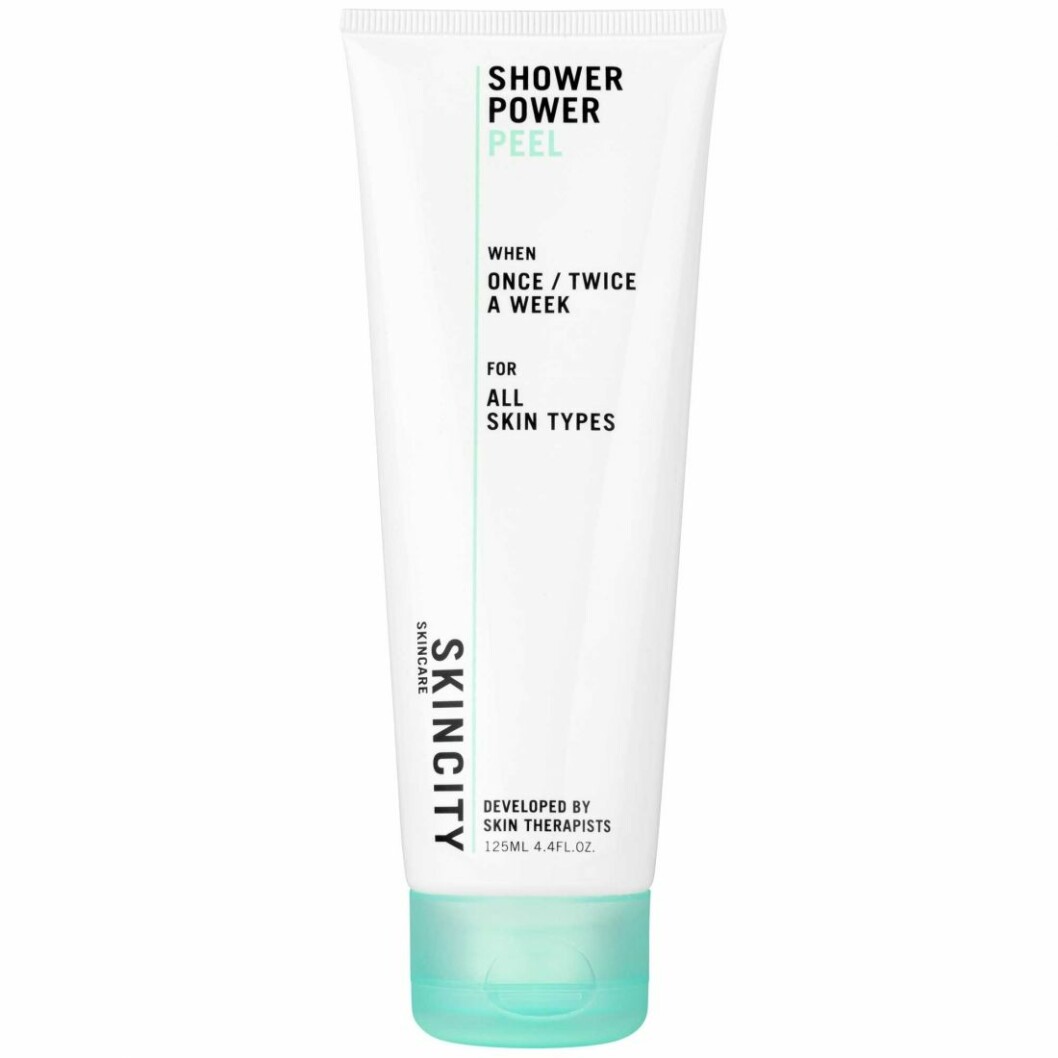 Skin citys egna Shower power peel är en måste-ha-produkt i kombination med BUS. Skin citys egna Shower power peel