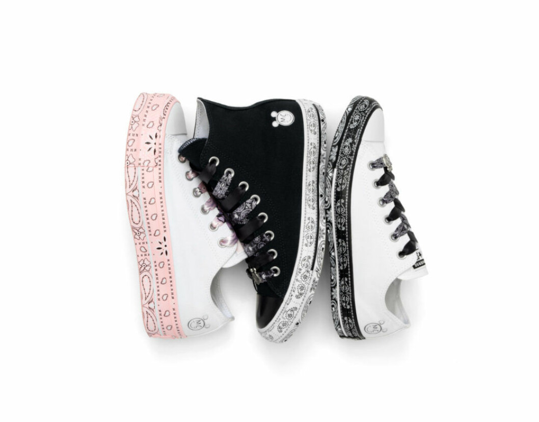 Sneakers ifrån kollektionen Miley Cyrus x Converse