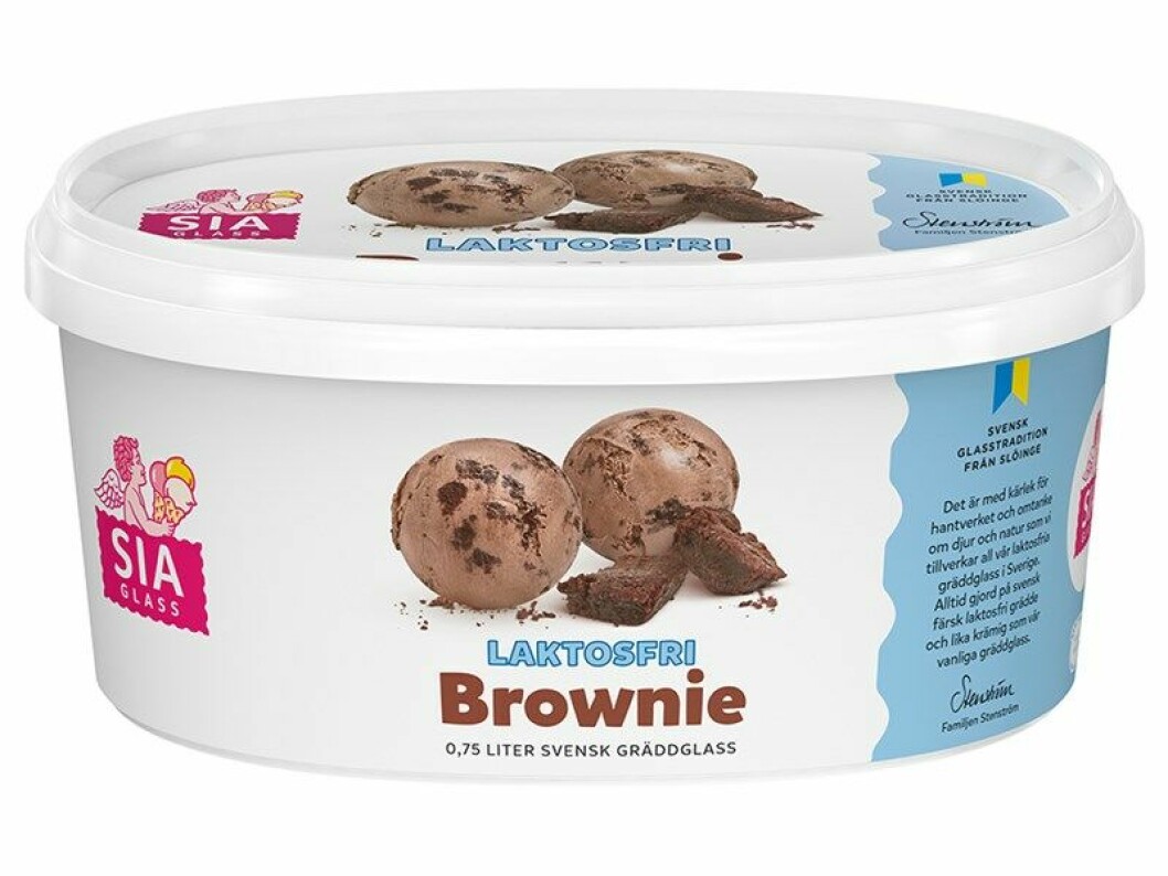 laktosfri brownie