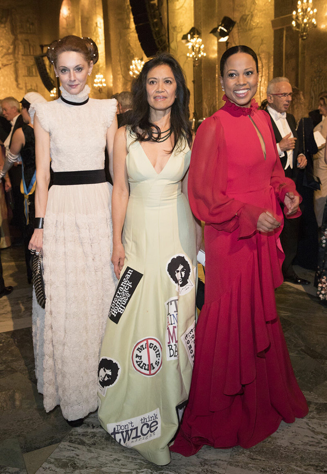 L. Mususa Wiesel, Alice Bah Kunhke Nobel banquet, Stockholm City Hall, Stockholm 2016-12-10 (c) Charles Hammarsten / IBL Nobelbanketten, Stockholms Stadshus 2016-12-10