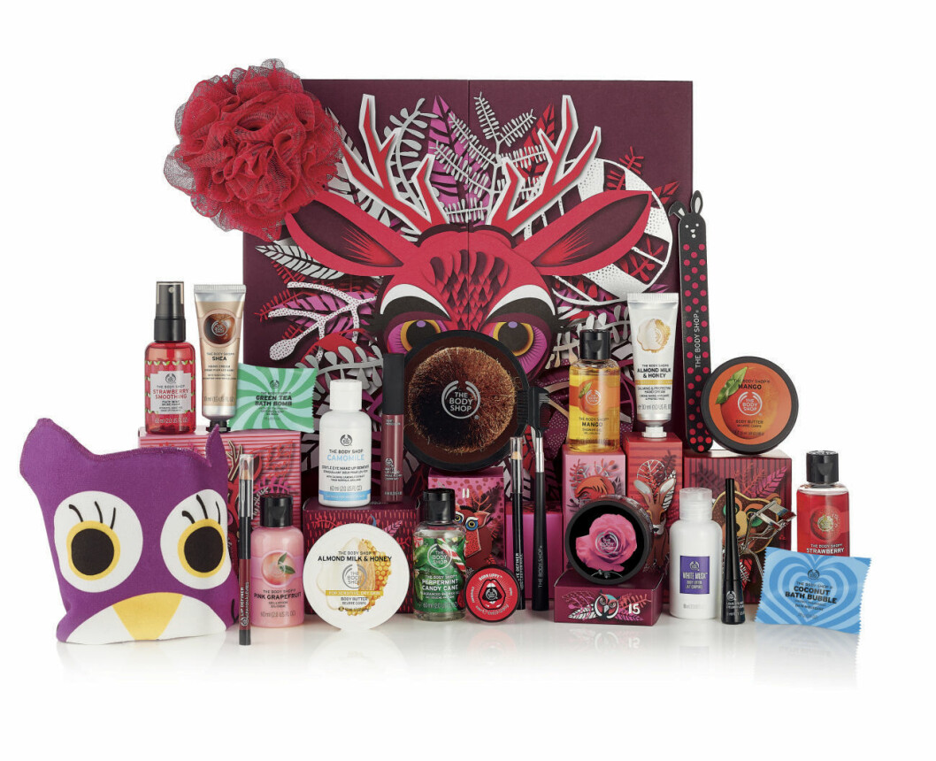 The Body Shop adventskalender, 25 days of enchanted deluxe.