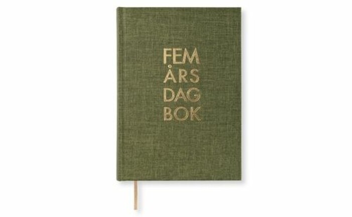 5-årsdagbok från Paperstyle