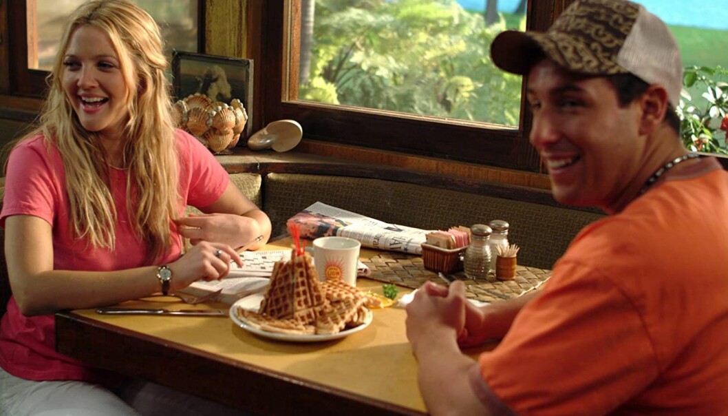 50 first dates, på våffelrestaurang