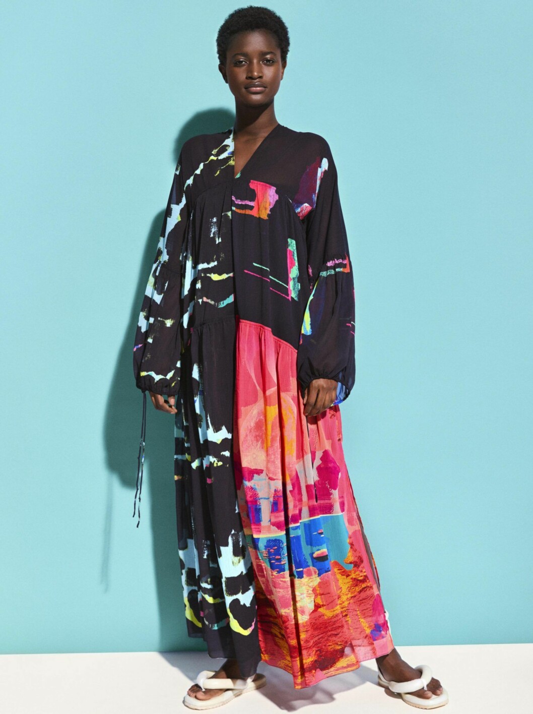 Färgglad klänning H&M Studio SS20