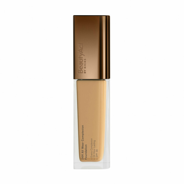 24h all wear complexion foundation, 249 kr, Beautyact by Kicks. Klicka på bilden för att komma direkt till produkten.