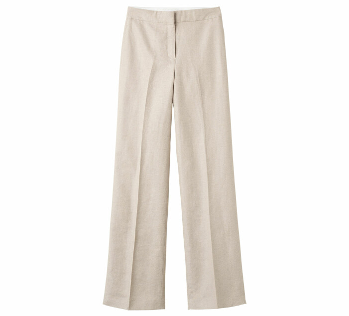 linnebyxor beige