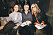 Ursula Wångander med sällskap på Fashion Week.