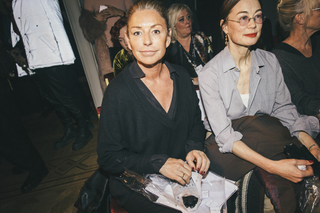 Sussie Lidbeck på Fashion Week. 