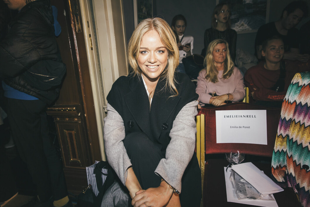 Ebba Kleberg von Sydow på Fashion Week. 