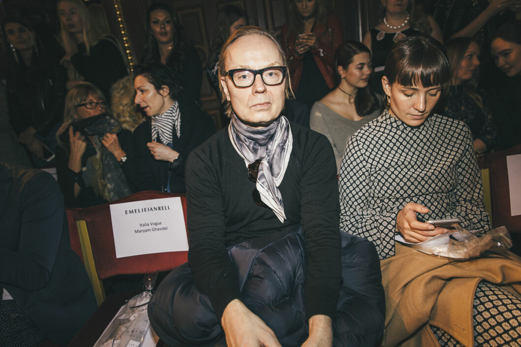Robert Nordberg på Fashion Week.