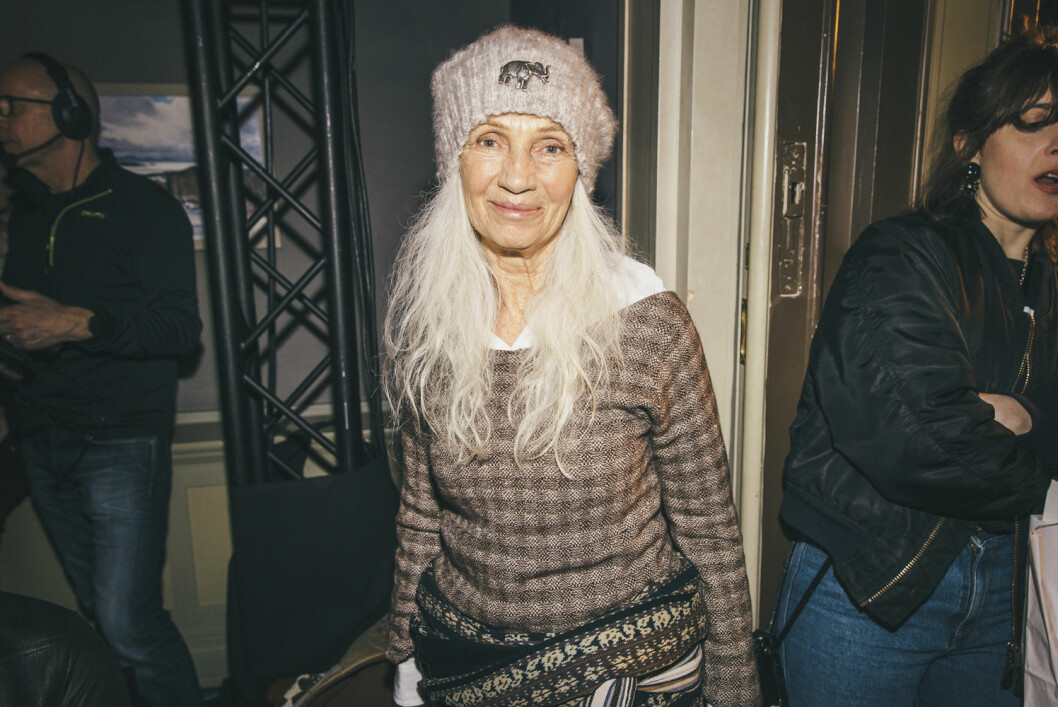Ing-Mari Lamy på Fashion Week. 