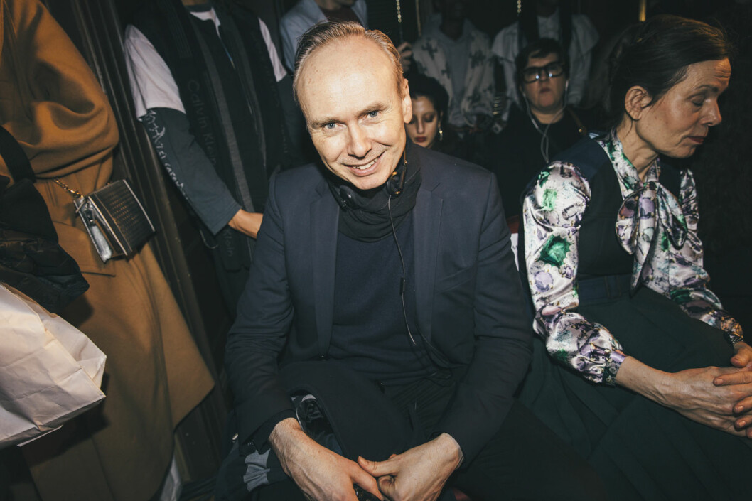 Pär Engsheden på Fashion Week. 