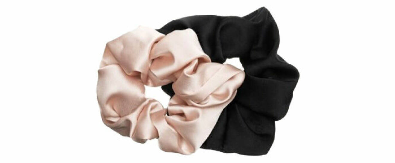 scrunchies med två pack i rosa och svart nyans från Kicks