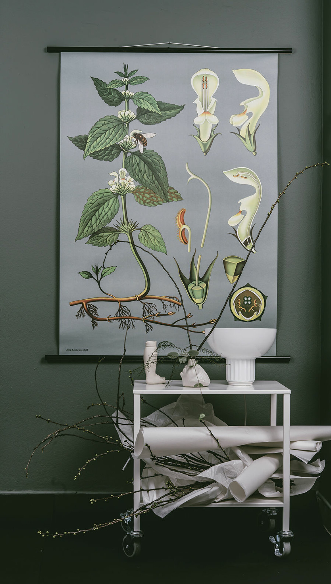 Canvasposter <em>Nässla</em>. Inredare: Sofia Ristic. Fotograf: Malin Lindner 900_Canvasposter nassla av Sofia Ristic