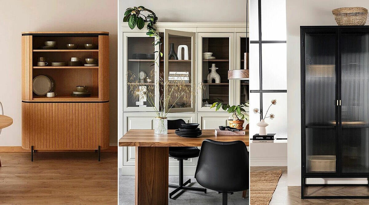 Fina vitrinskåp att inreda hemmet med – trendiga köp i olika modeller